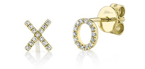 diamond earring studs