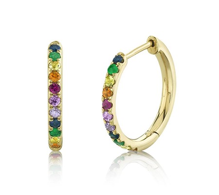 gemstone earrings