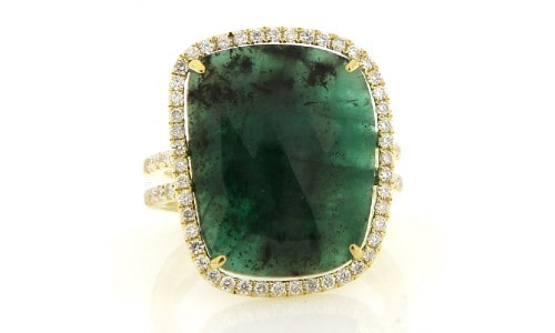 Emerald fashion ring from Meira T.