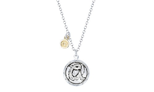 Love Letters initial pendant by Tacori
