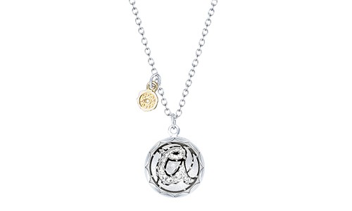 Love Letters initial pendant by TACORI